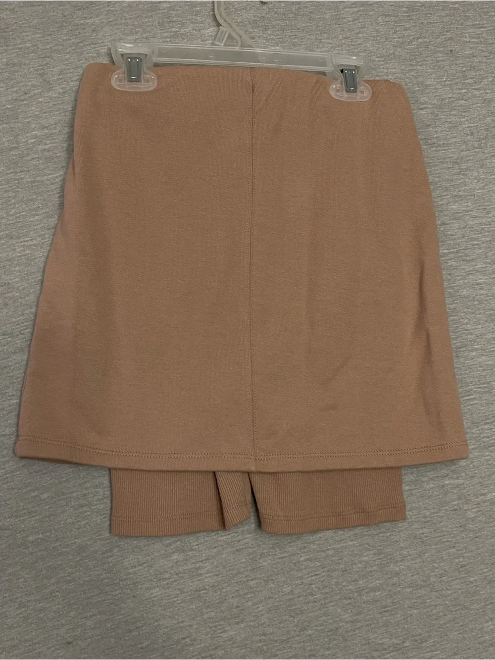 ZARA Taupe Skort Set with Built-In Shorts